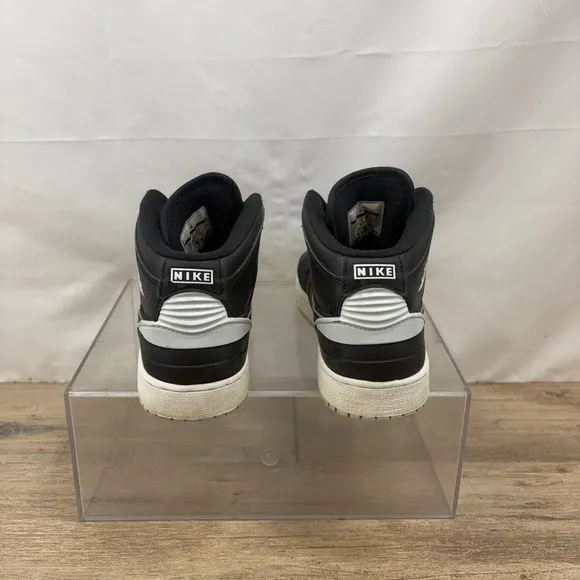 2013 Nike Air Jordan Retro 1 86 White/Black Youth Shoes Size 7 Youth (Wide)