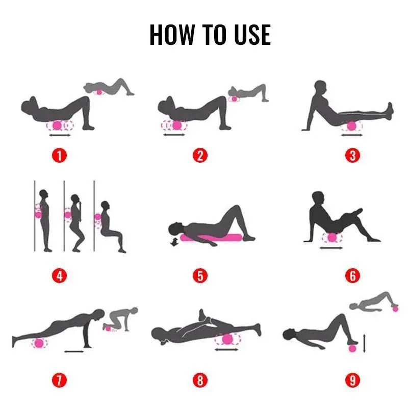 33cm Fitness Foam Roller Yoga Massage Roller