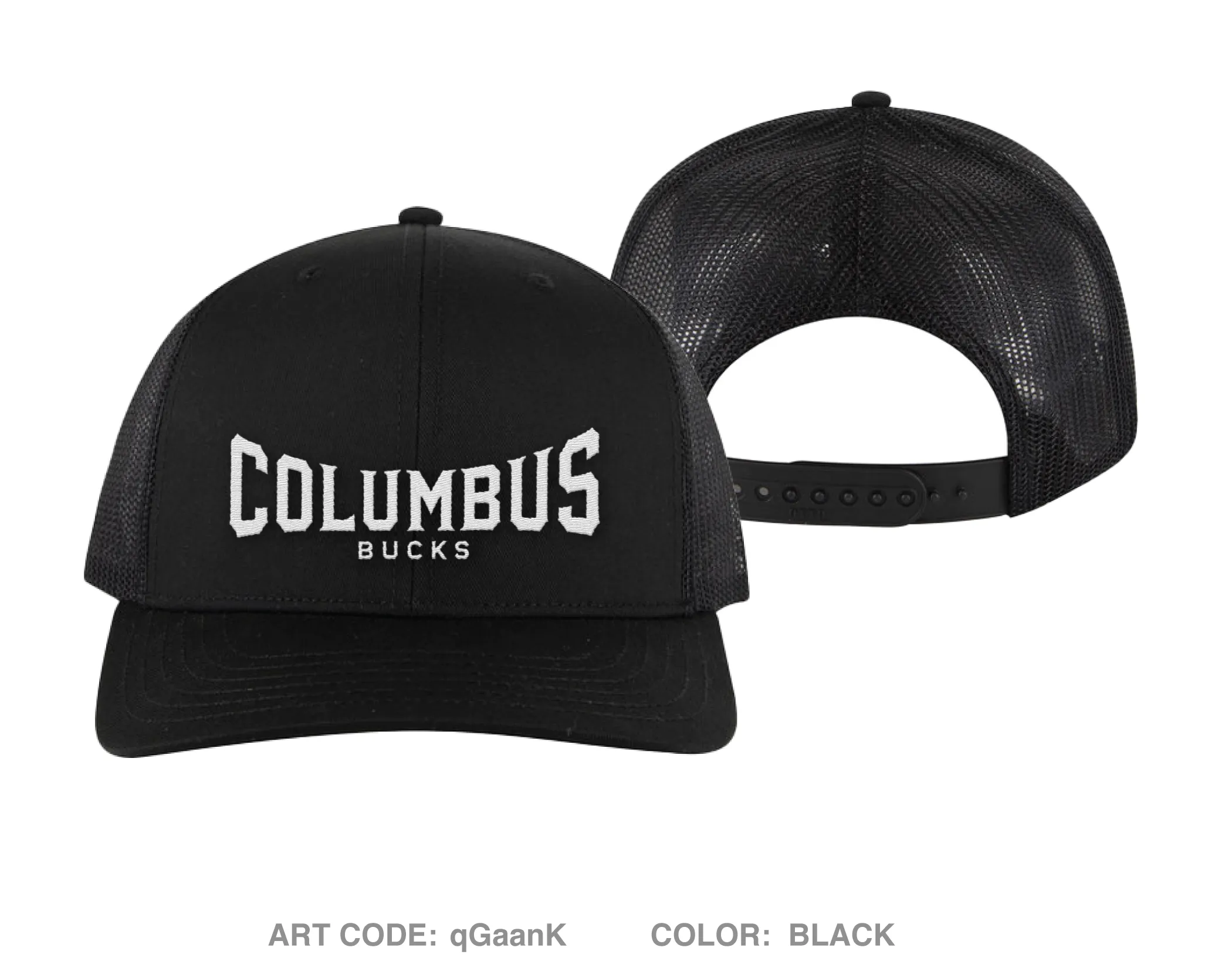 3A9D Embroidered Snapback Trucker Cap - qGaanK