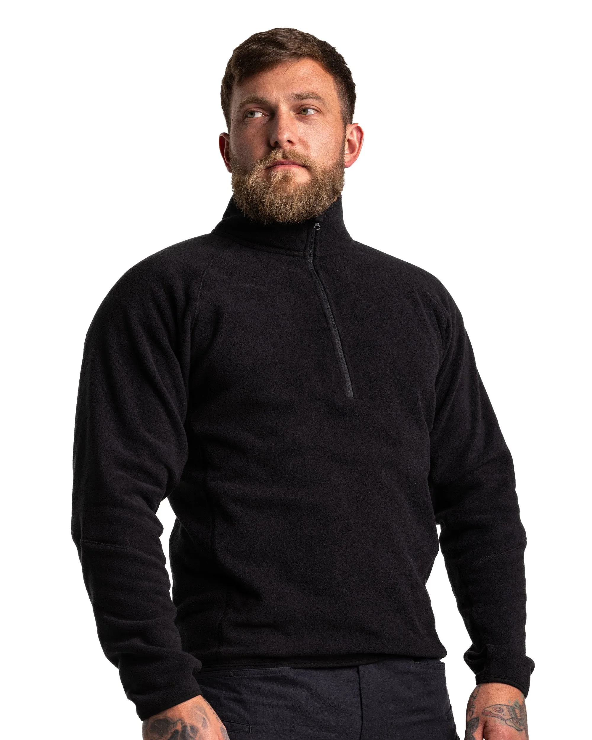 A190 Ocelot Fleece - Black