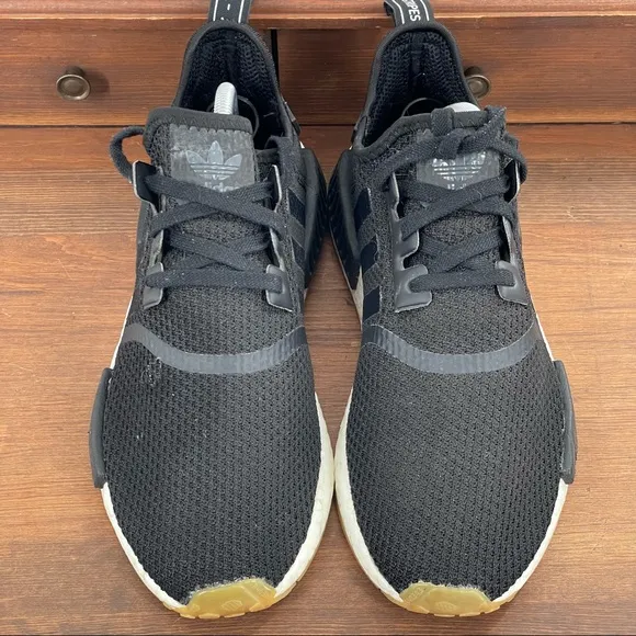 Adidas Originals NMD_R1 Primeblue Black Men's Shoes, Size 10