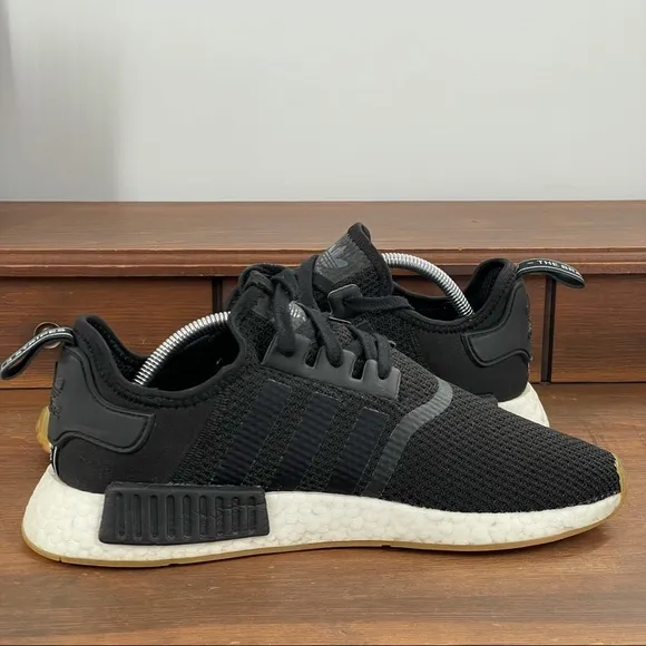 Adidas Originals NMD_R1 Primeblue Black Men's Shoes, Size 10