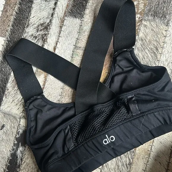 Alo Yoga Black Sports Bralette Size XS