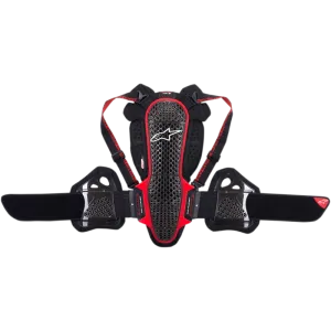 Alpinestars Nucleon KR-3 Motorcycle Back Protector - Black/Red