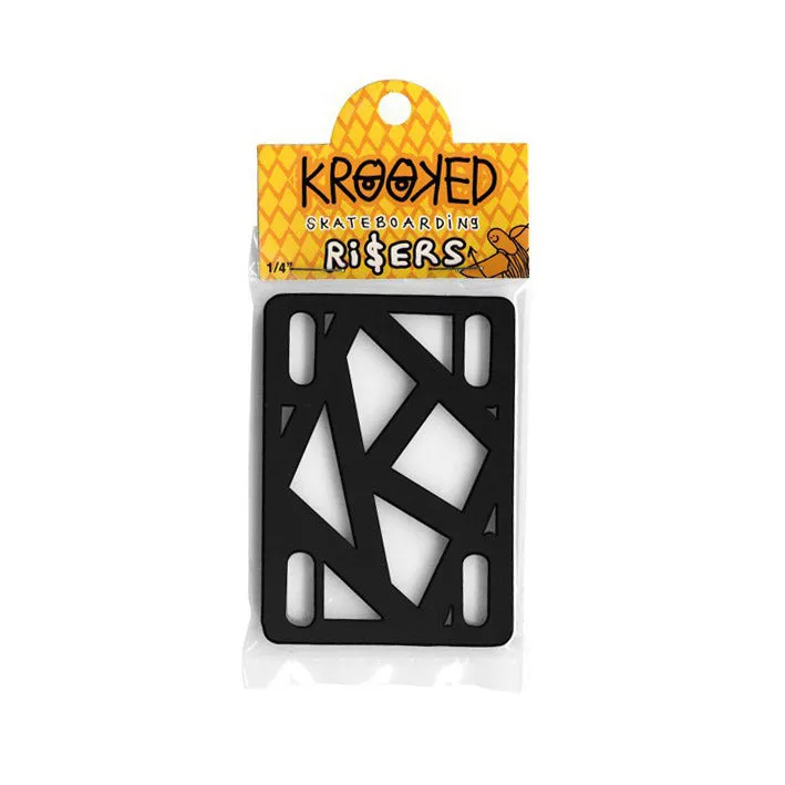 Alzas Skate Krooked Riser 1/4 Black