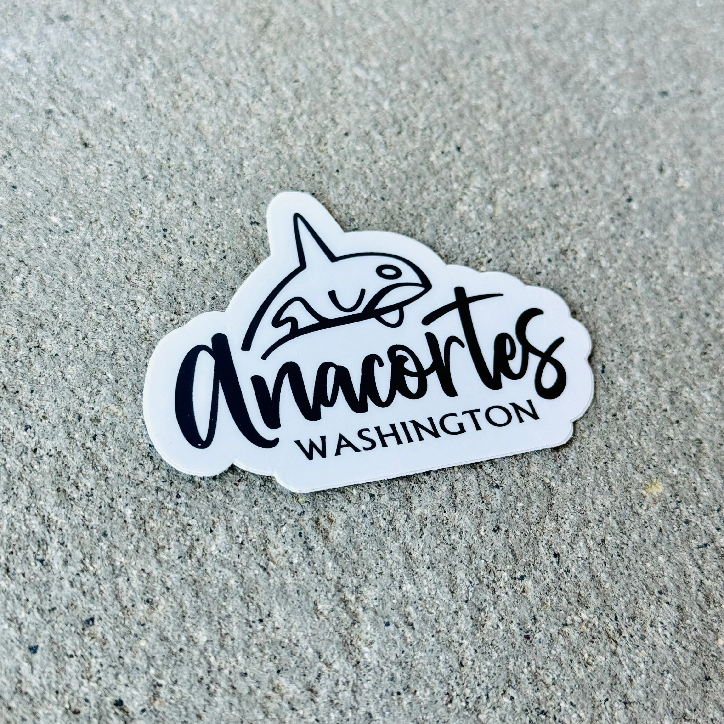 Anacortes Orca 3” Sticker / Decal