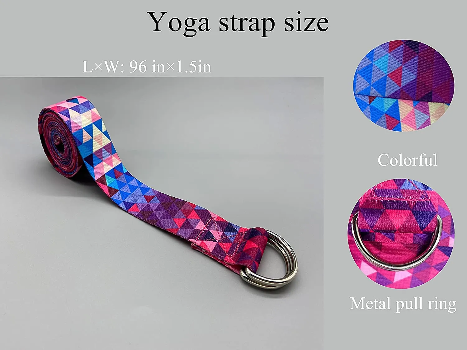 Aozora Yoga Wheel 13" with Most Detailed Book Step by Step Guide on How to Do 30  Poses,! Perfect for Stretching and Improving Backbends (3 Pack - 6, 10 & 13" -Cork/Turquoise  strap)