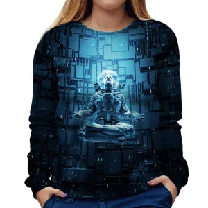 Astro Lotus Womens Sweatshirt