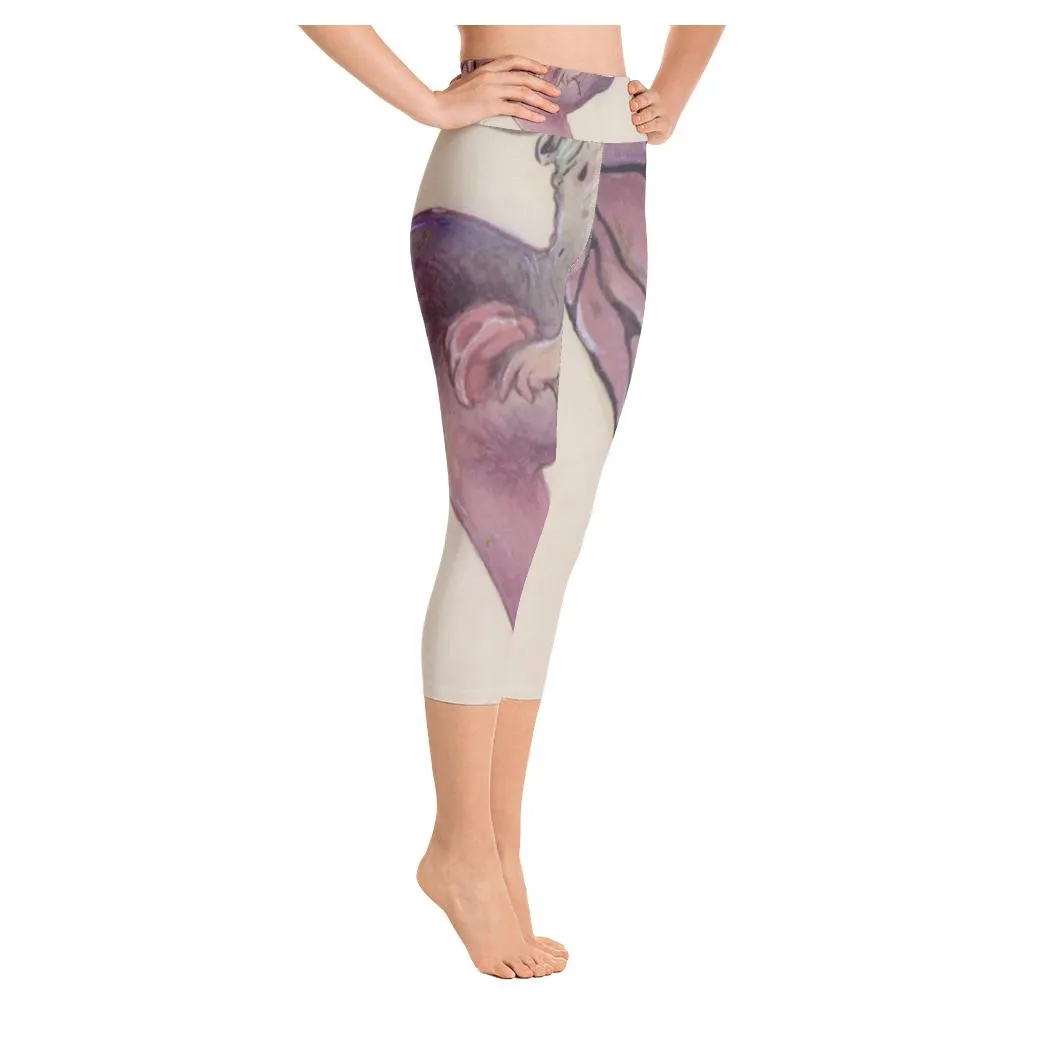 Beauty Butterfly Yoga Capris