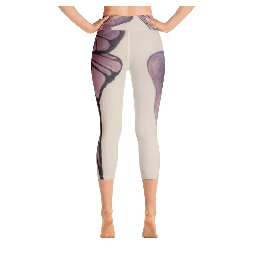 Beauty Butterfly Yoga Capris