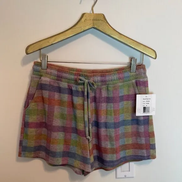 BEYOND YOGA Raglan Top On Vacation Shorts Lounge Sleepwear Pajama Set \\ M