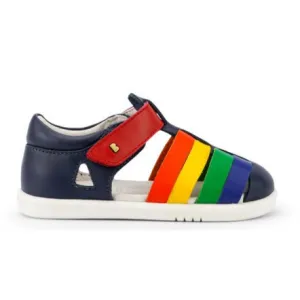 Bobux Step Up Tidal Closed Sandal Navy Multi