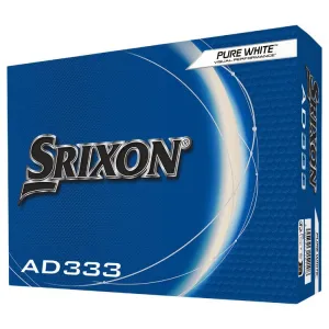 Bolas de golf Srixon AD333 blancas, 12 unidades