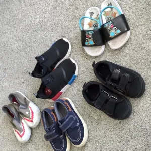Boys Size 8, 5 Pair of Shoes Bundle