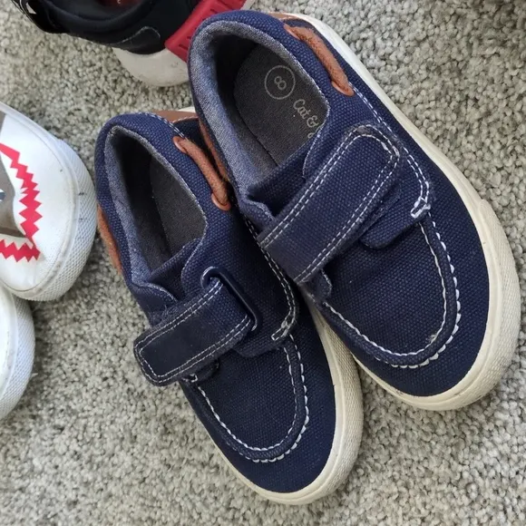 Boys Size 8, 5 Pair of Shoes Bundle