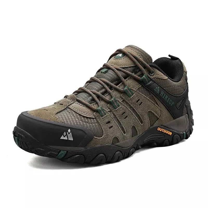 Brown hiking sneakers for men