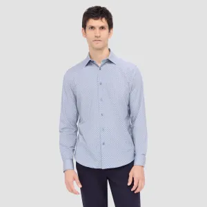 Bugatchi Ooohcotton James Long Sleeve Shirt - Air Blue
