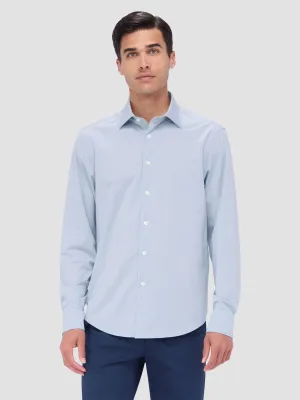 Bugatchi Ooohcotton James Long Sleeve Shirt - Air Blue