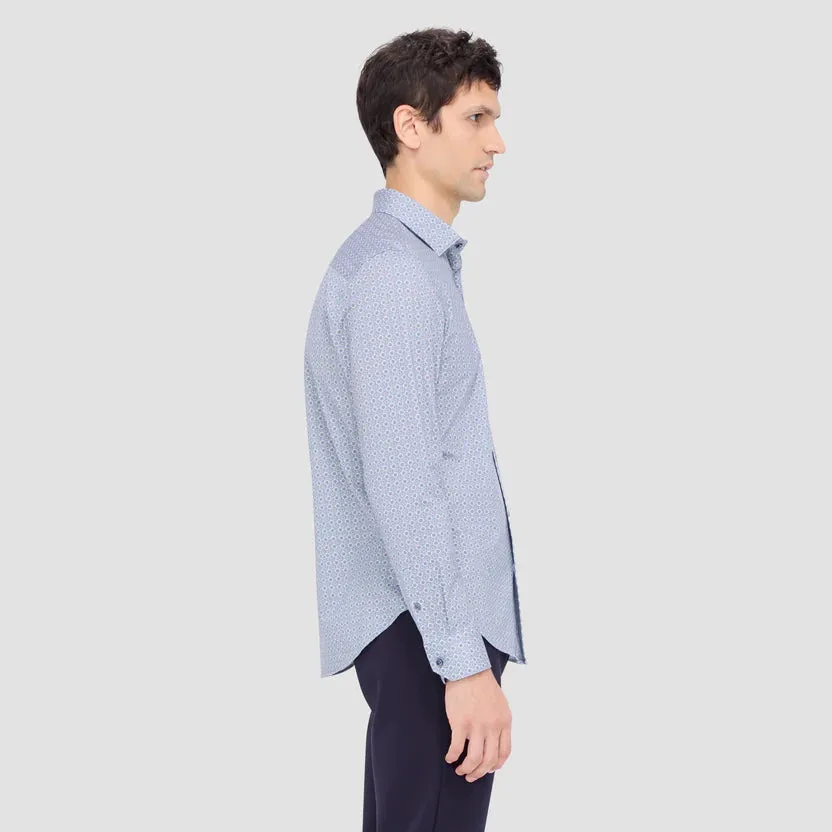 Bugatchi Ooohcotton James Long Sleeve Shirt - Air Blue