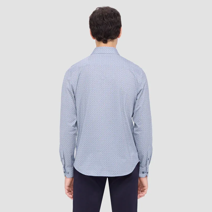 Bugatchi Ooohcotton James Long Sleeve Shirt - Air Blue