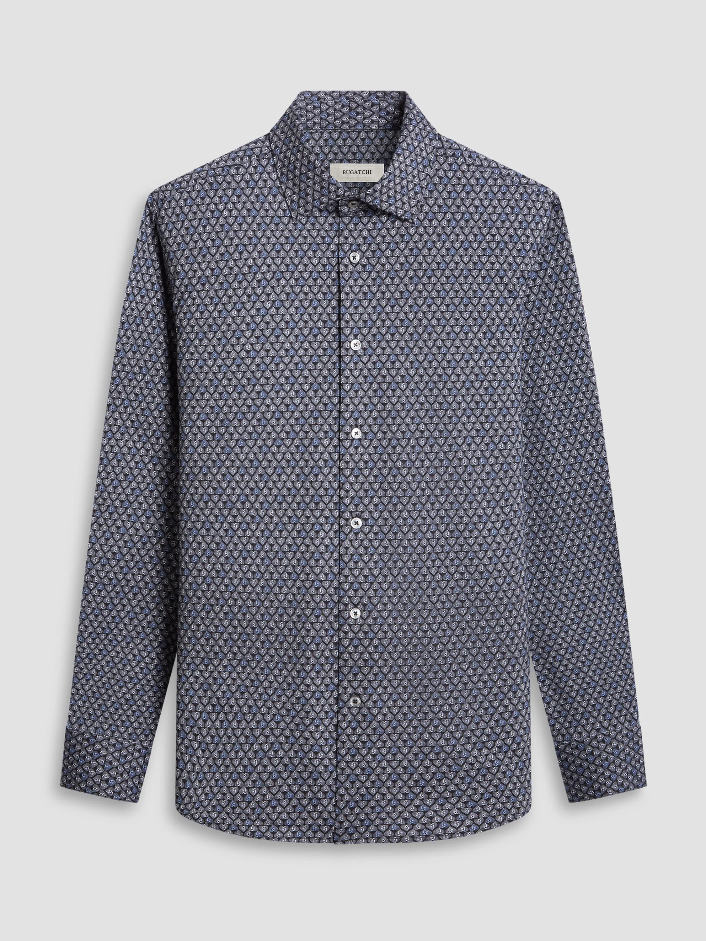 Bugatchi Ooohcotton James Long Sleeve Shirt - Black