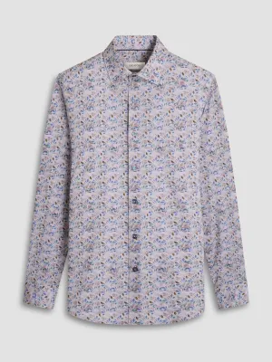 Bugatchi Ooohcotton James Long Sleeve Shirt - Dusty Rose