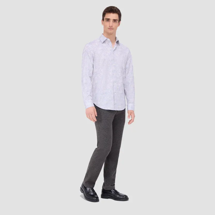 Bugatchi Ooohcotton James Long Sleeve Shirt - Llilac