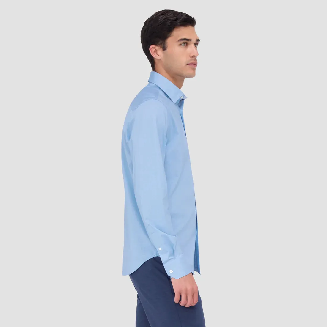 Bugatchi Ooohcotton Jimmy Long Sleeve Shirt - Air Blue