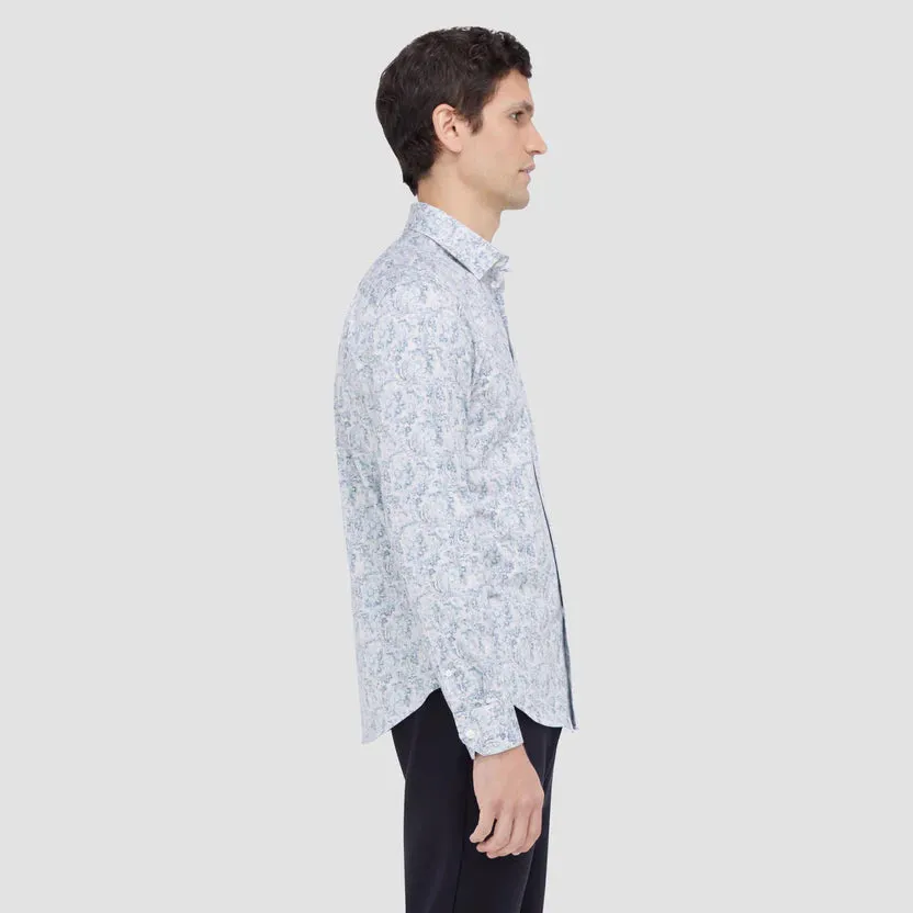 Bugatchi Ooohcotton Jimmy Long Sleeve Shirt - Air Blue