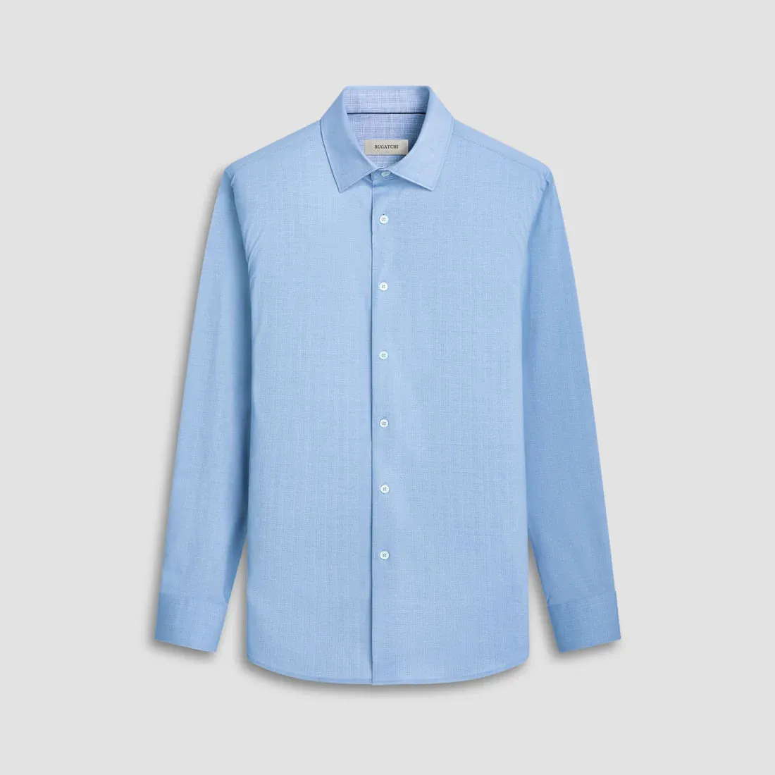 Bugatchi Ooohcotton Jimmy Long Sleeve Shirt - Air Blue