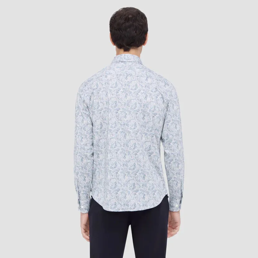 Bugatchi Ooohcotton Jimmy Long Sleeve Shirt - Air Blue