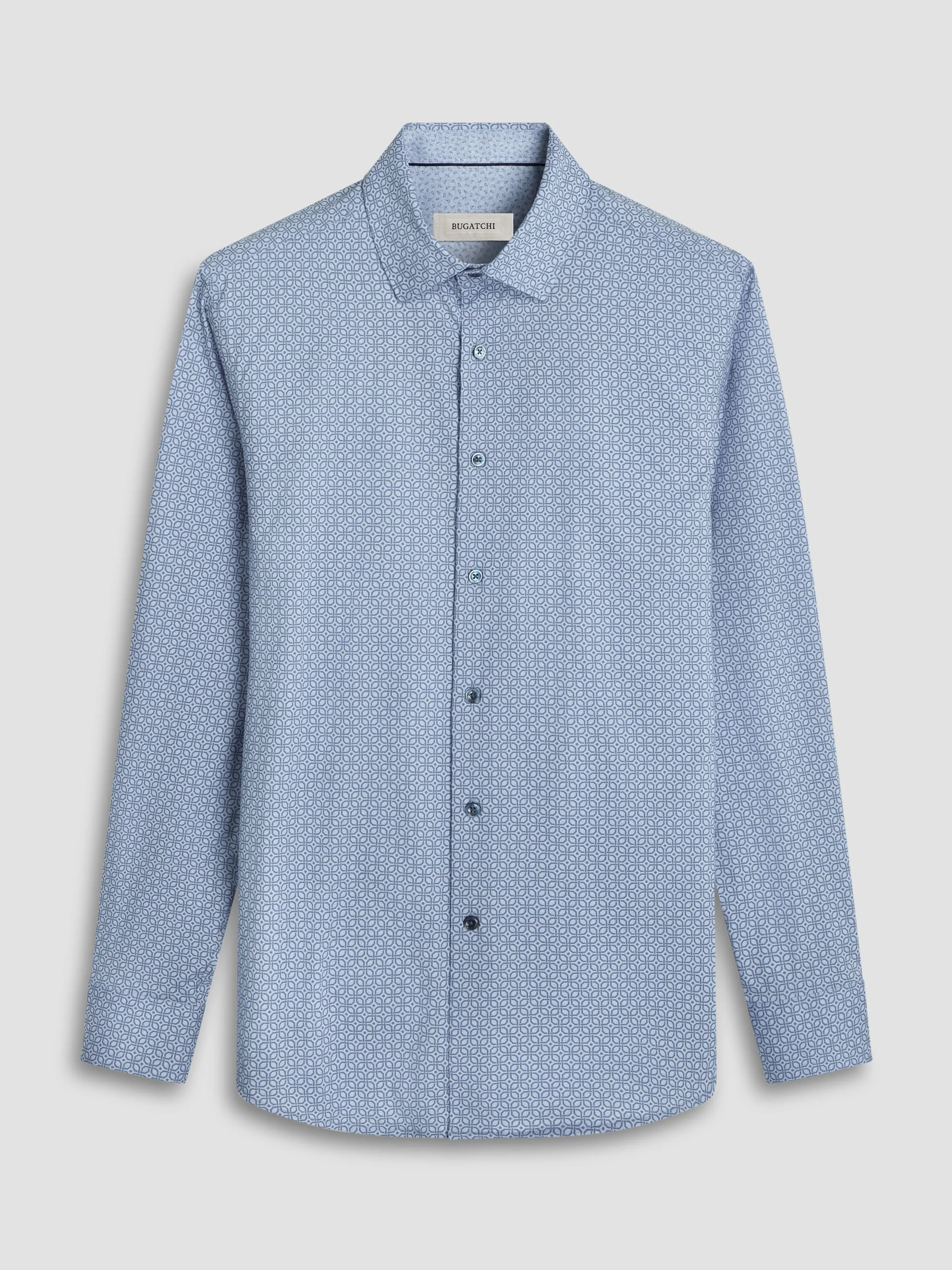 Bugatchi Ooohcotton Jimmy Long Sleeve Shirt - Cobalt