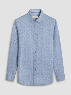 Bugatchi Ooohcotton Jimmy Long Sleeve Shirt - Cobalt