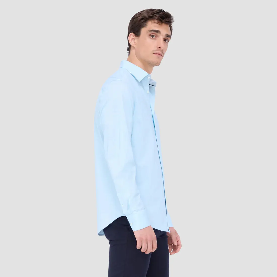 Bugatchi Ooohcotton Jimmy Long Sleeve Shirt - Menthol