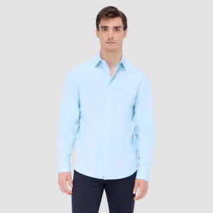 Bugatchi Ooohcotton Jimmy Long Sleeve Shirt - Menthol