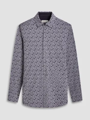 Bugatchi Ooohcotton Jimmy Long Sleeve Shirt - Zinc