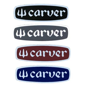 Carver Text Logo Sticker - Mini