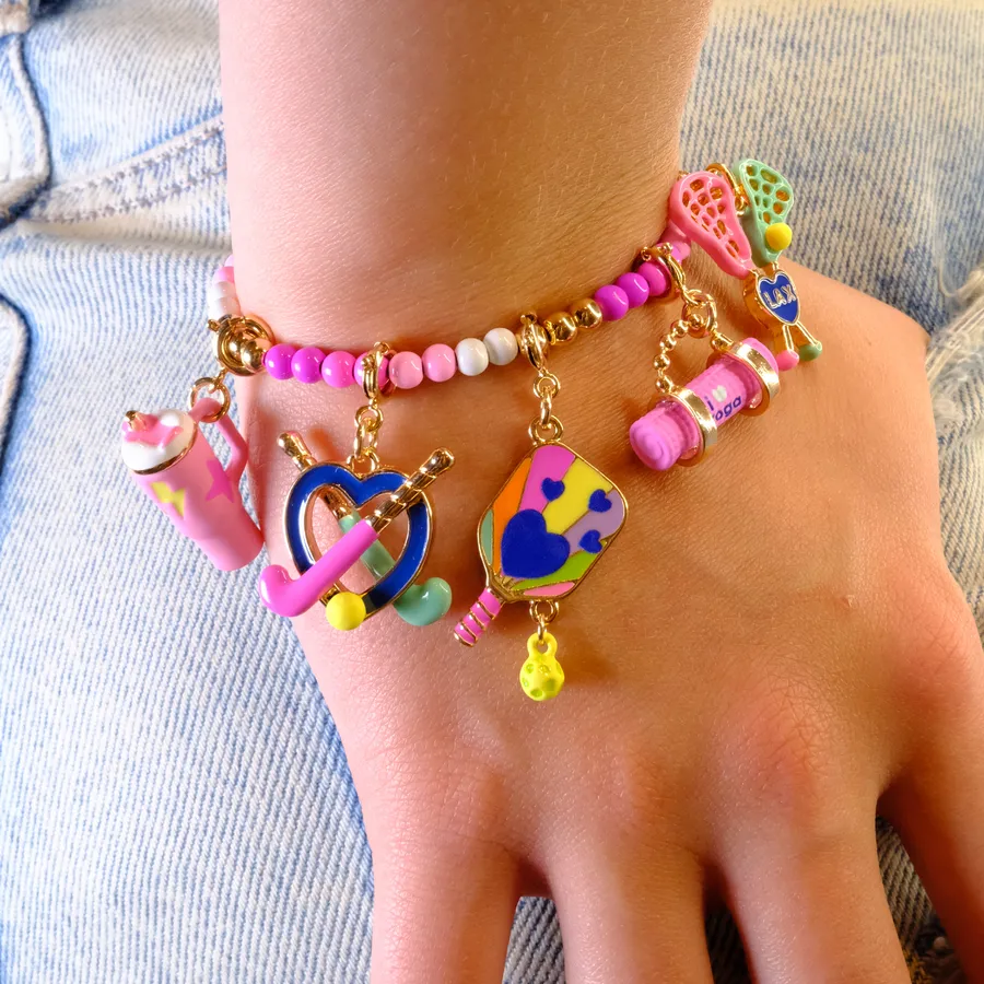 Charm It! Gold Yoga Mat Charm
