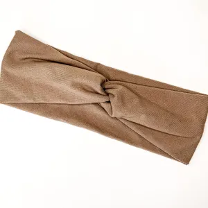 Classic Twist Headband - Mocha Mauve