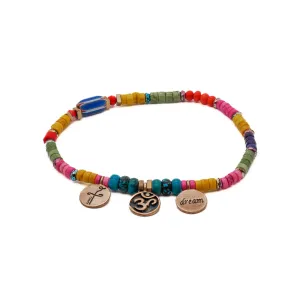 Colorful Beaded Yogi Ankle Bracelet