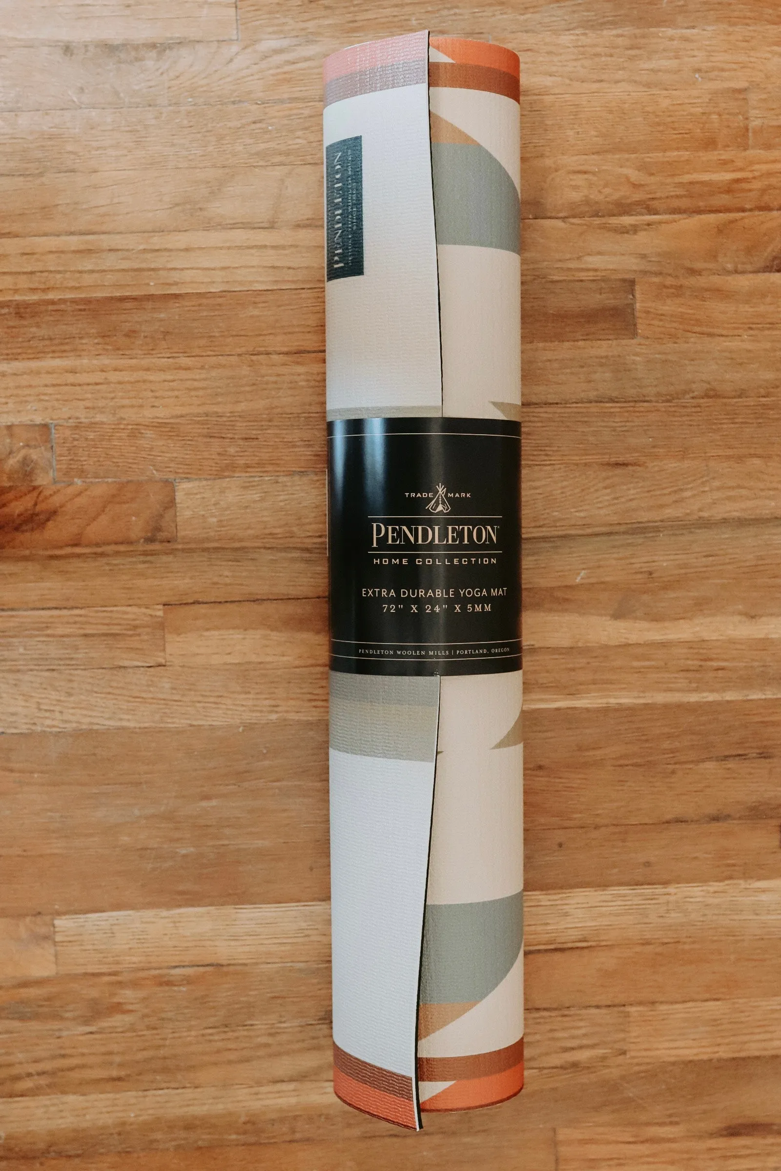 Colorful Pendleton Yoga Mat