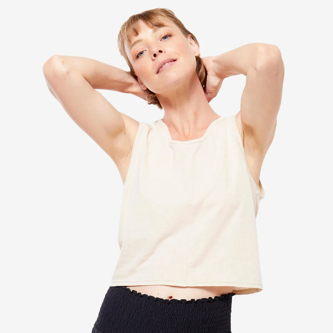 DEBARDEUR YOGA  COTON LIN PREMIUM
