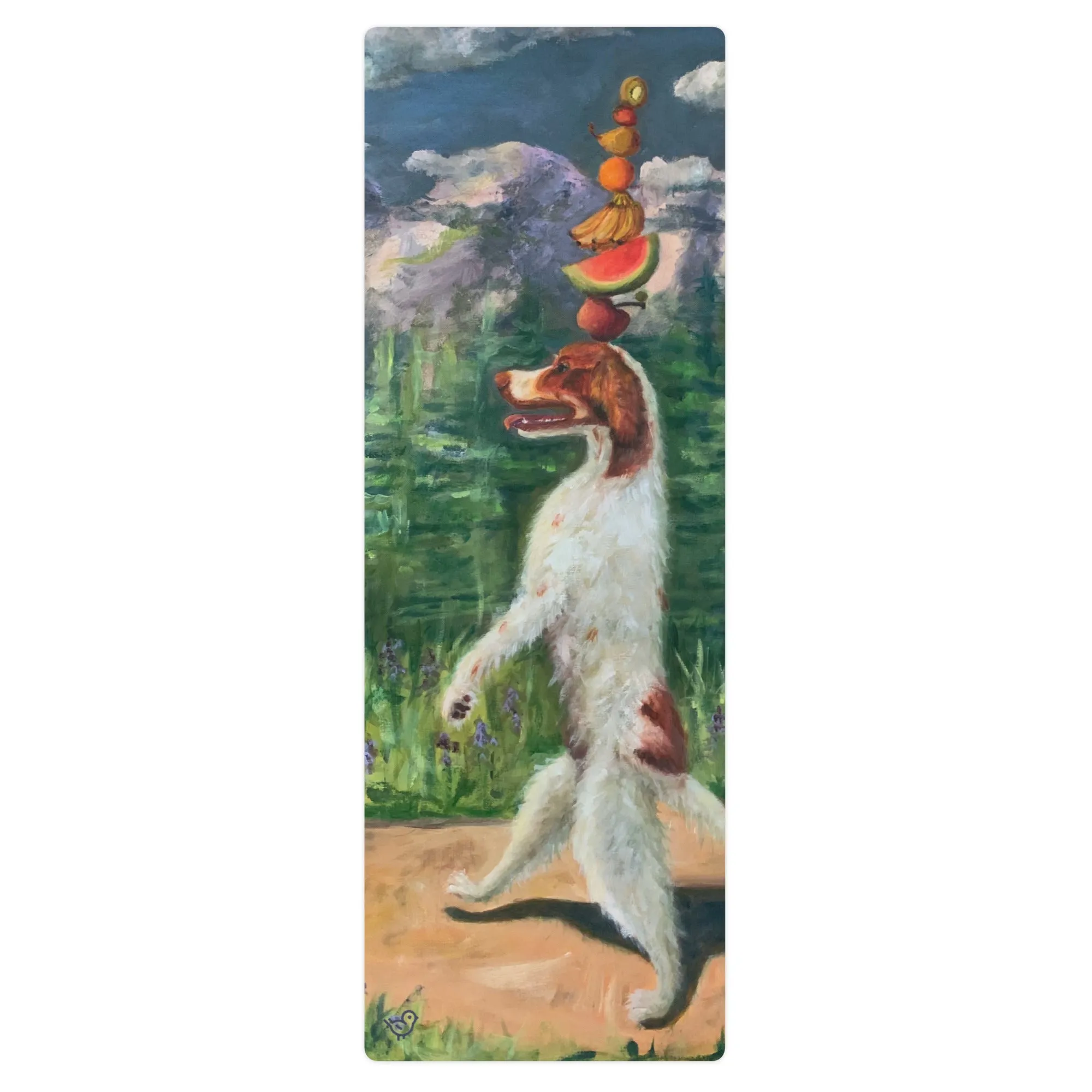 Dexter the Walking Dog Yoga Mat
