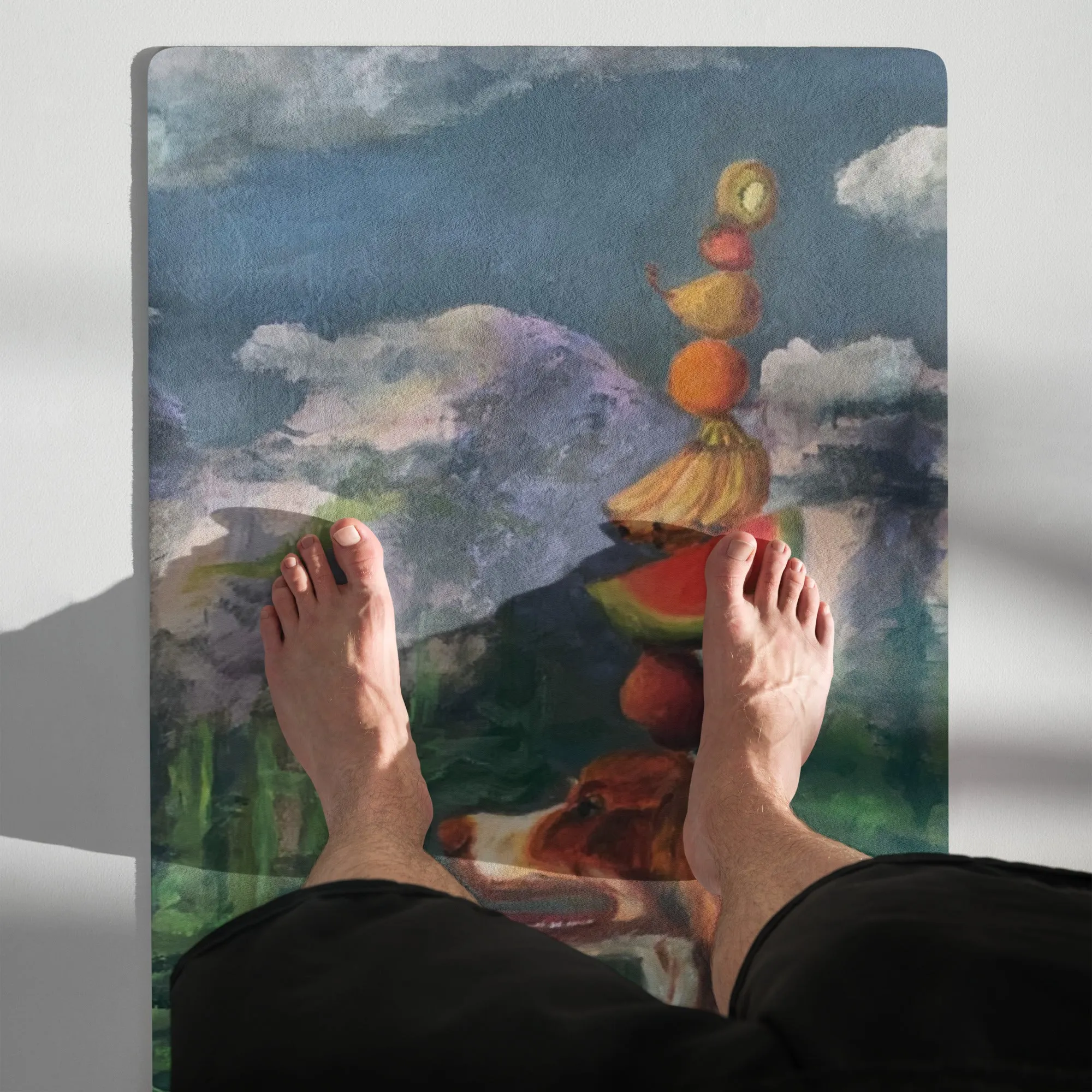Dexter the Walking Dog Yoga Mat