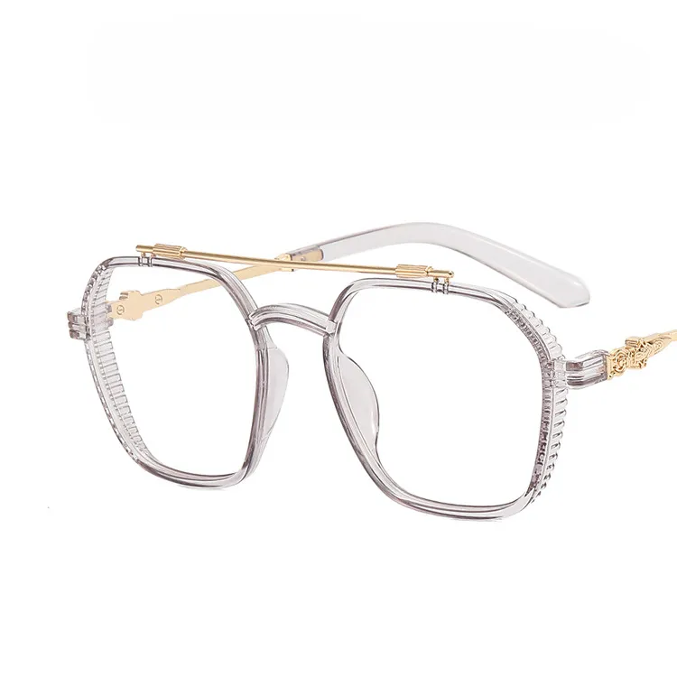 Double Beam Square Myopia Glasses  Men Women Retro  Anti Blue Ligh Nearsighted Prescription  Computer Eyeglasses