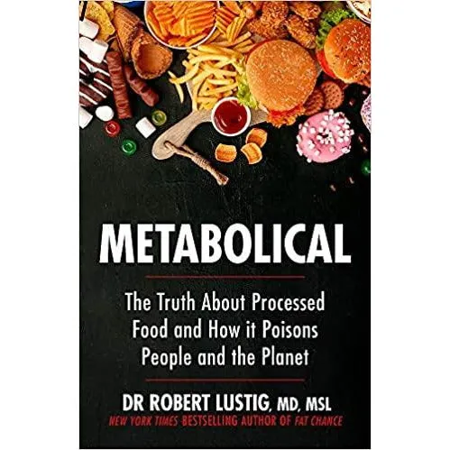 Dr Robert Lustig 2 Books Collection Set (Metabolical & Fat Chance)