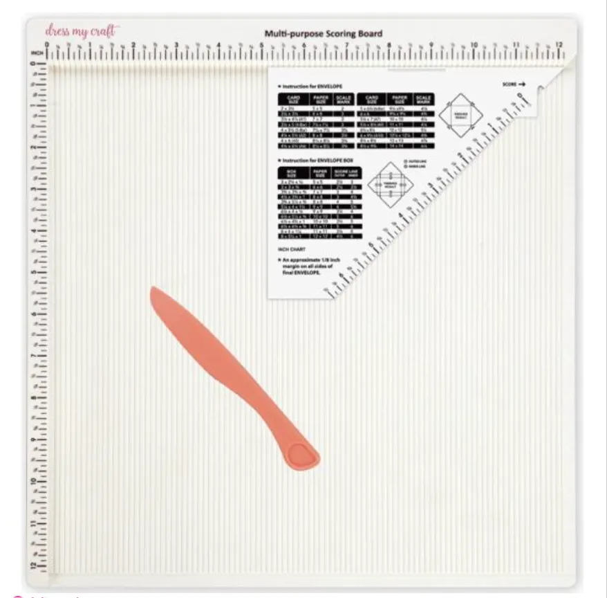 Dress My Craft 12x12 Multi-Purpose Scoring Board {H108}