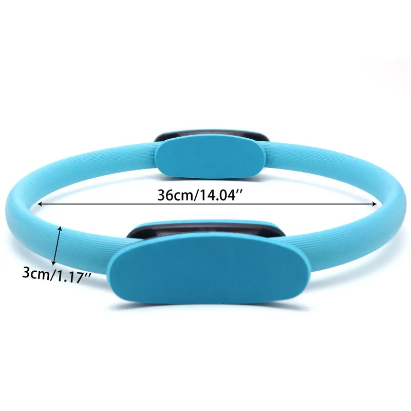 Dual Grip Pilates Yoga Wheel Training Tool