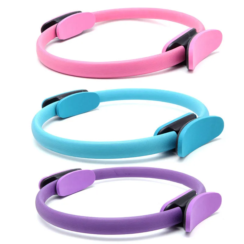 Dual Grip Pilates Yoga Wheel Training Tool