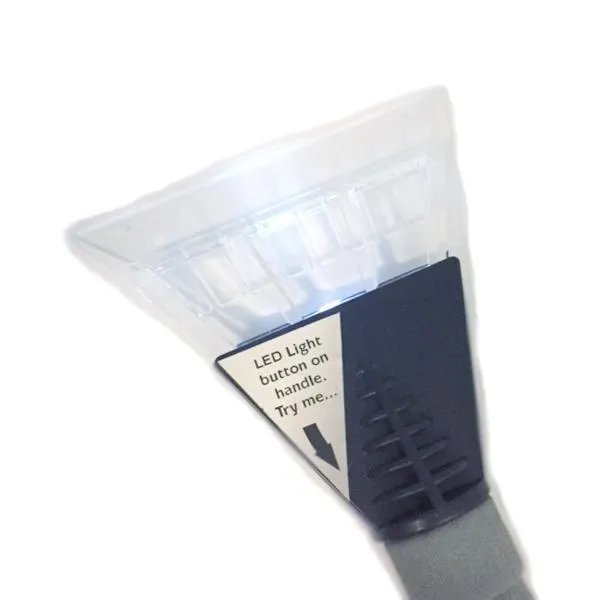 Easy Ice Scraper with LED Light & Ergonomic Foam Grip